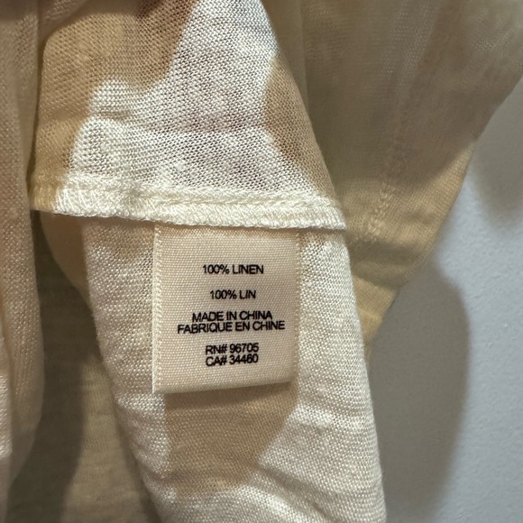 NWT REBECCA TAYLOR LINEN TOP - Picture 8 of 8